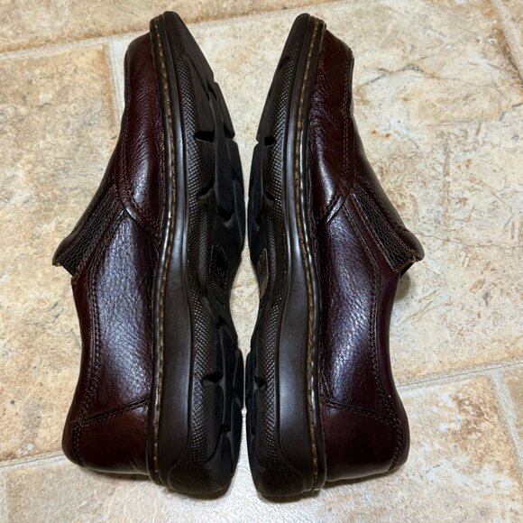 Born‎ Mens Brown Size 10M Leather Slip-On Loafer Shoes Sanitized Great Condition main image 8